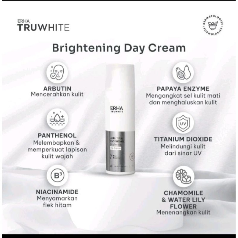 ERHA TRUEWHITE DAY CREAM 30g | cream siang Erha