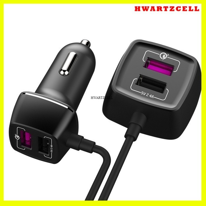 [HWARTZ] Car Charger V-GeN VCC4-02 Fast Charging 4 PORT USB