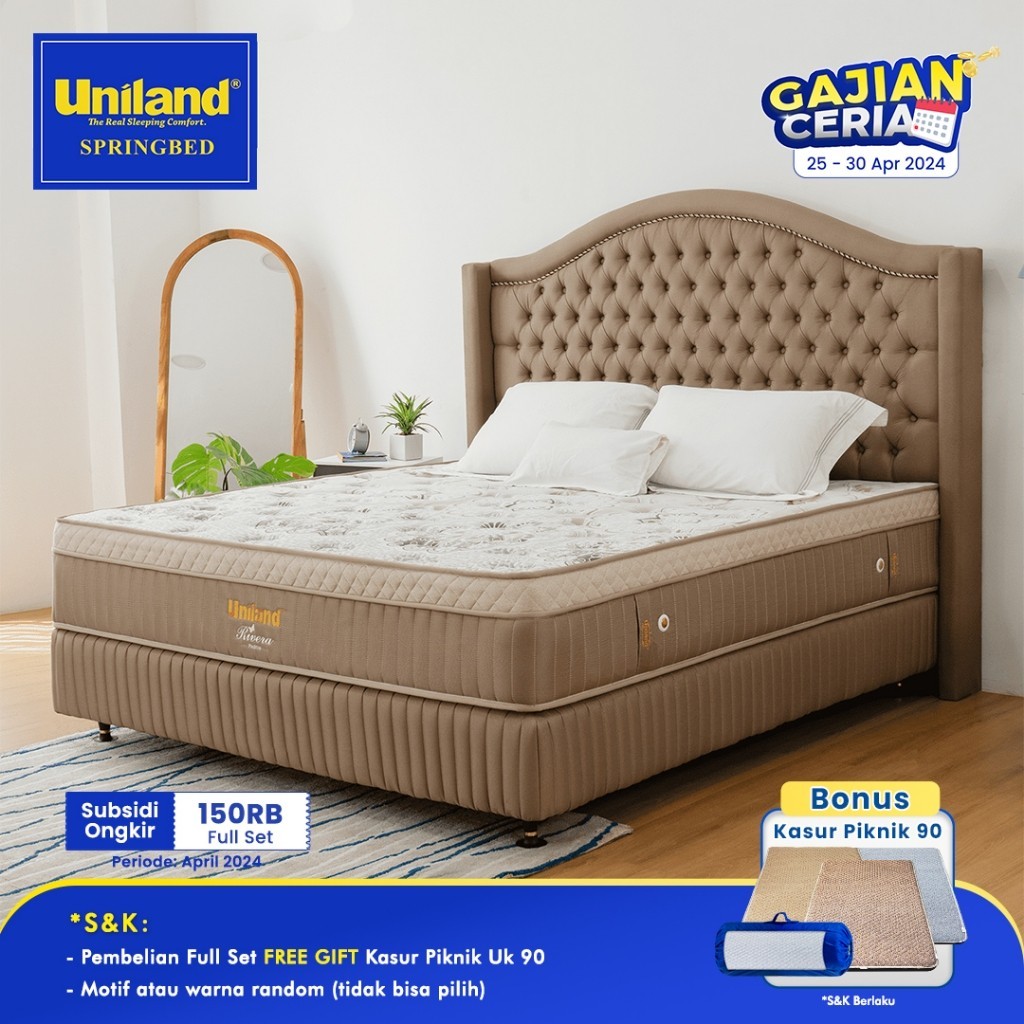 Uniland Springbed Rivera Emira Plushtop Full Set