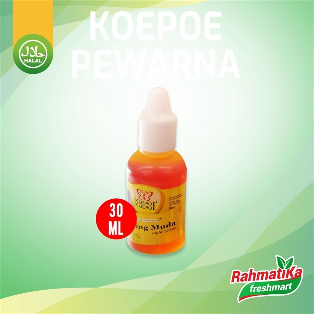 

Koepoe Koepoe Pewarna Makanan Kuning Muda / Food Colouring 30 ml