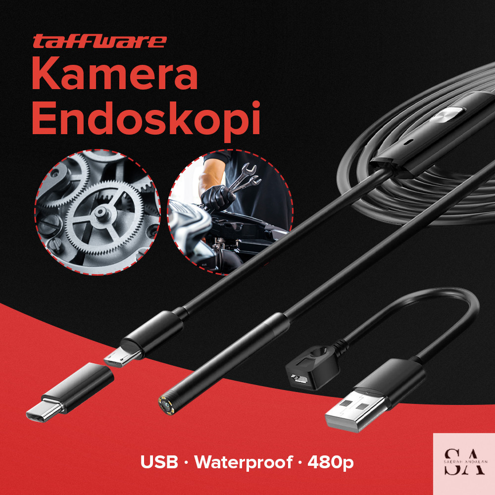 Kamera Endoskopi Industrial Borescope Endoscope USB 720P - AN98B