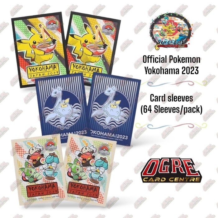 Pokemon Sleeve Yokohama 2023 - Sleeve Kartu Pokemon Official