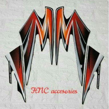 (COD) STRIPING RX KING 2003 STICKER RX KING 2003 STRPRXK08A STRIP RX KING 2003 ORANGE