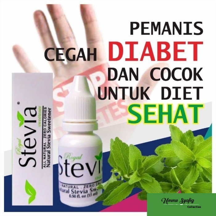 

ROYAL STEVIA TETES l Gula Cair Stevia Pemanis Alami 15 ml