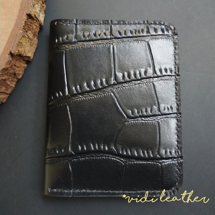 

card holder kulit, leather card wallet, leather slim wallet handmade