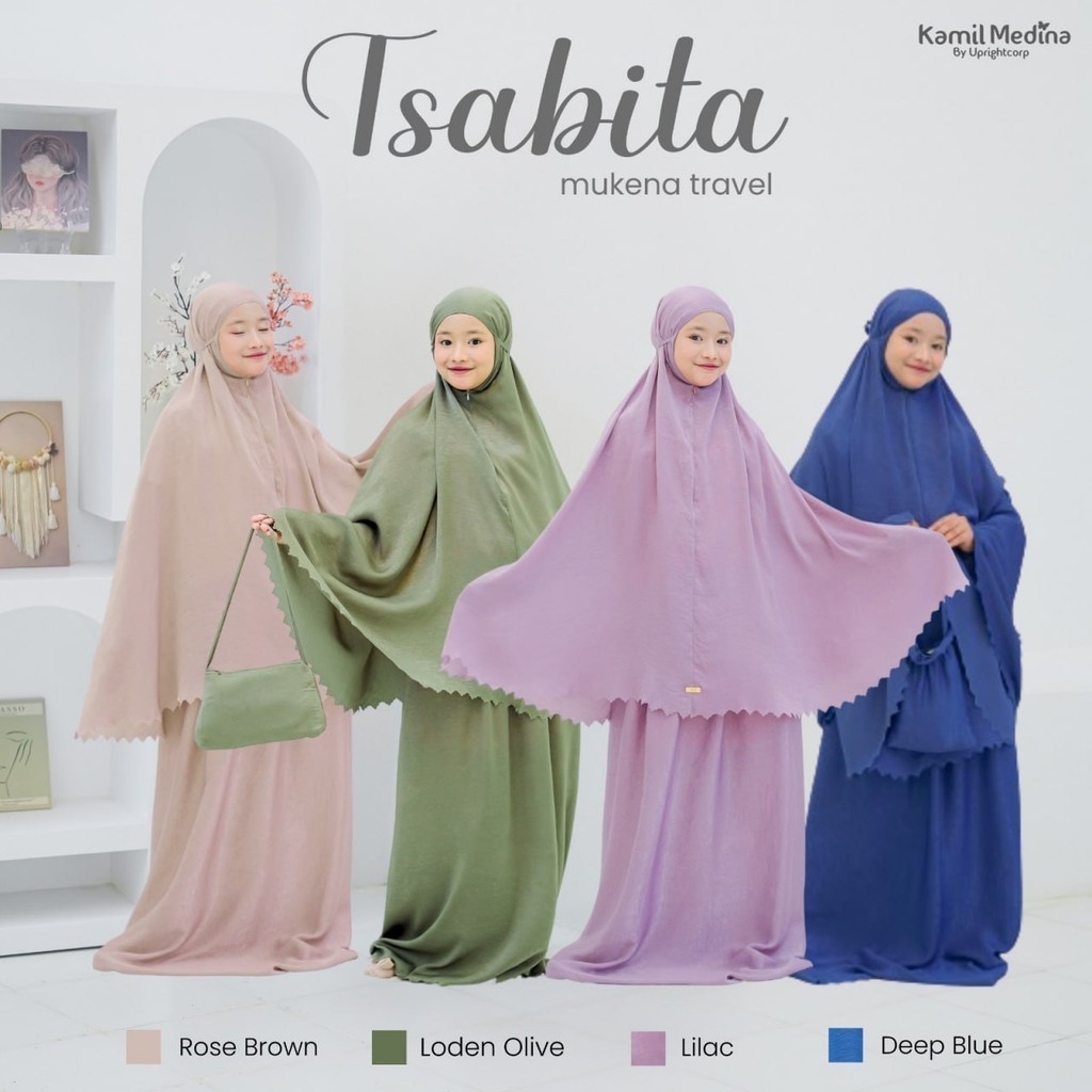 Tsabita Mukena Anak Travel Kamil Medina