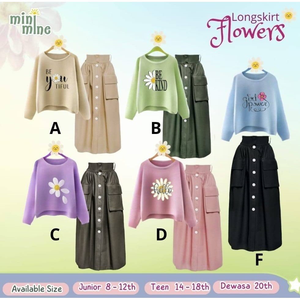 Longskirt Flowers by Minimine