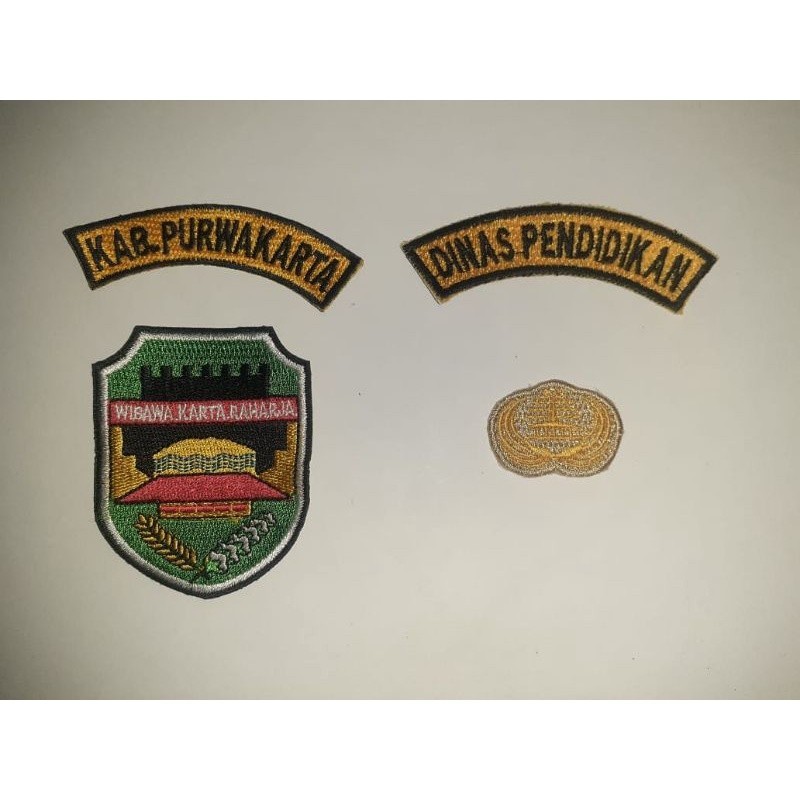 Atribut Seragam PDH/PNS/Guru/Pemda Kabupaten Purwakarta (Dinas Pendidikan)