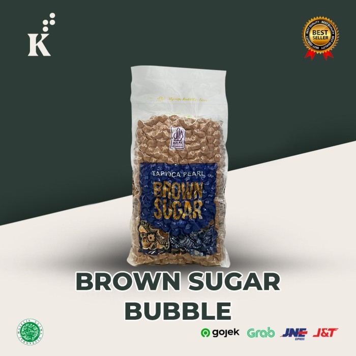 

Terlaris~[Limited Stock] BROWN SUGAR Bubble Tapioca pearl itpin 1kg