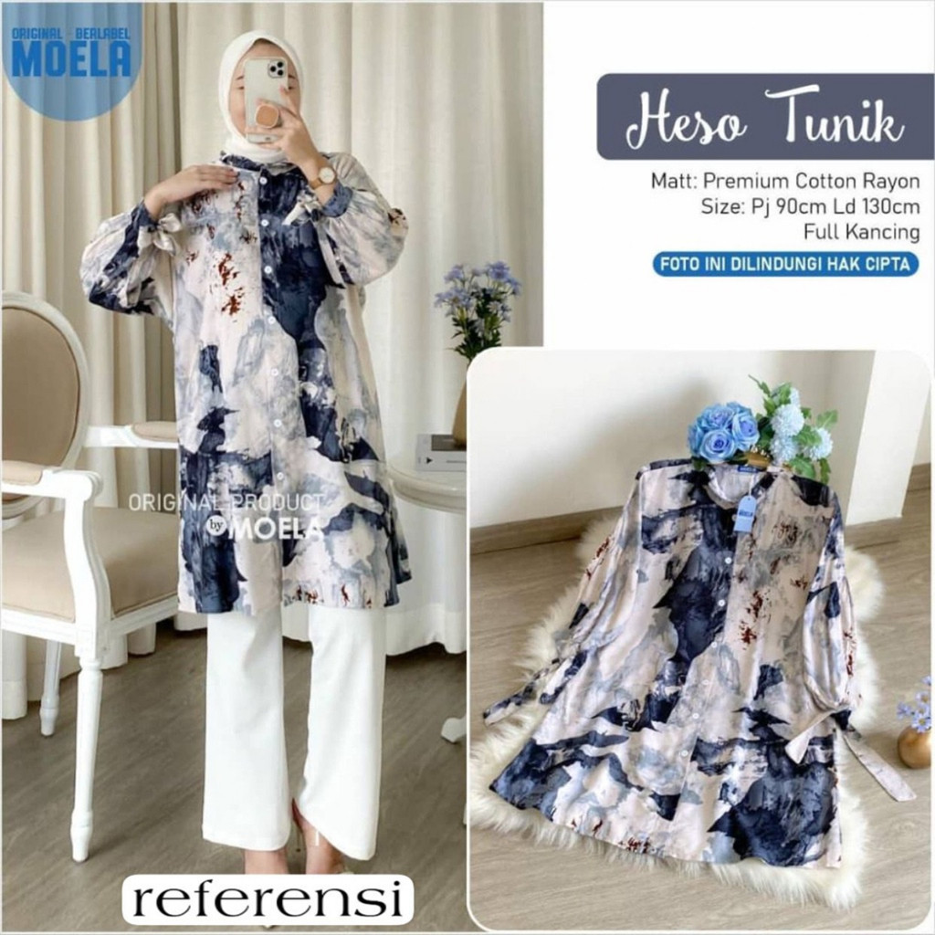Tunik Jumbo Kekinian Terbaru 2021 Atasan Wanita Muslimah Big Size Free Makser XL XXL XXXL 4L 5L ld 1