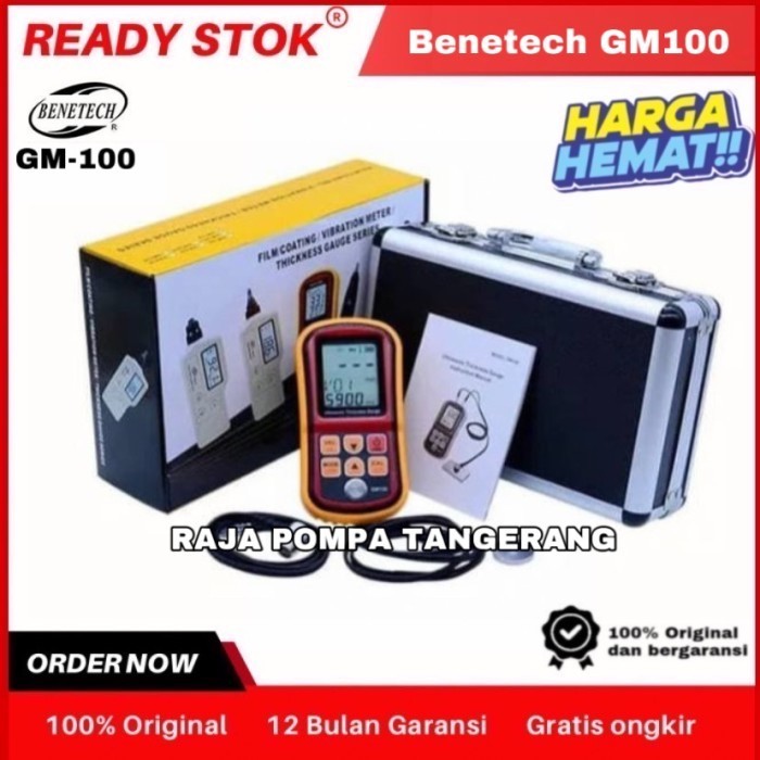 Ultrasonic Thickness Gauge GM100 BENETECH Tester GM-100 GM 100 Meter