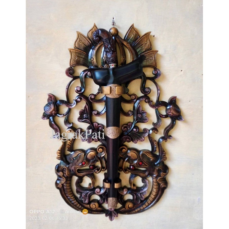 blawong keris isi 1 ukir kembangan jepara alus