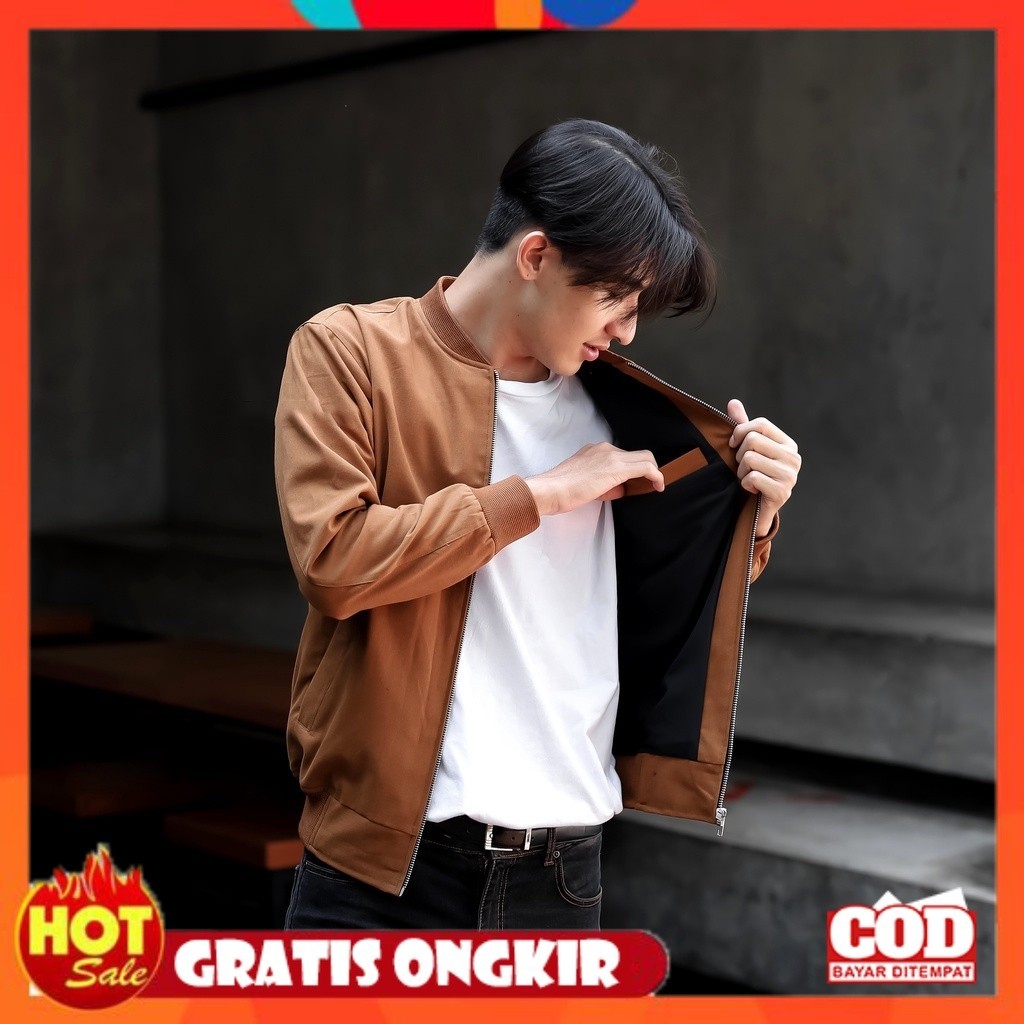 BAHAN ADEM HALUS LEMBUT TEBAL / Jaket Bomber Pria Jacket Bomber Canvas tebal bomber Pria Man