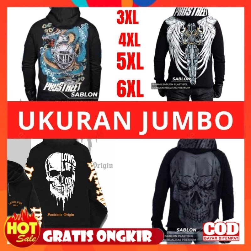 [PREMIUM ORIGINAL] hoodie prostreet jumbo XXL XXXL XXXXL  jaket prostreet jumbo hoodie pria jumbo pr