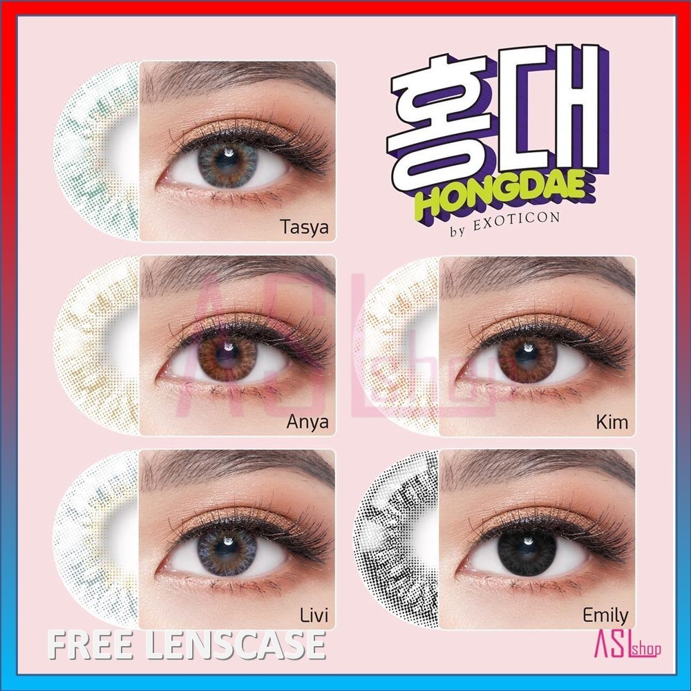 SOFTLENS HONGDAE NORMAL & MINUS (-0.50 s/d -6.00) BY EXOTICON / Soflens Softlen Soflen 14.5 mm