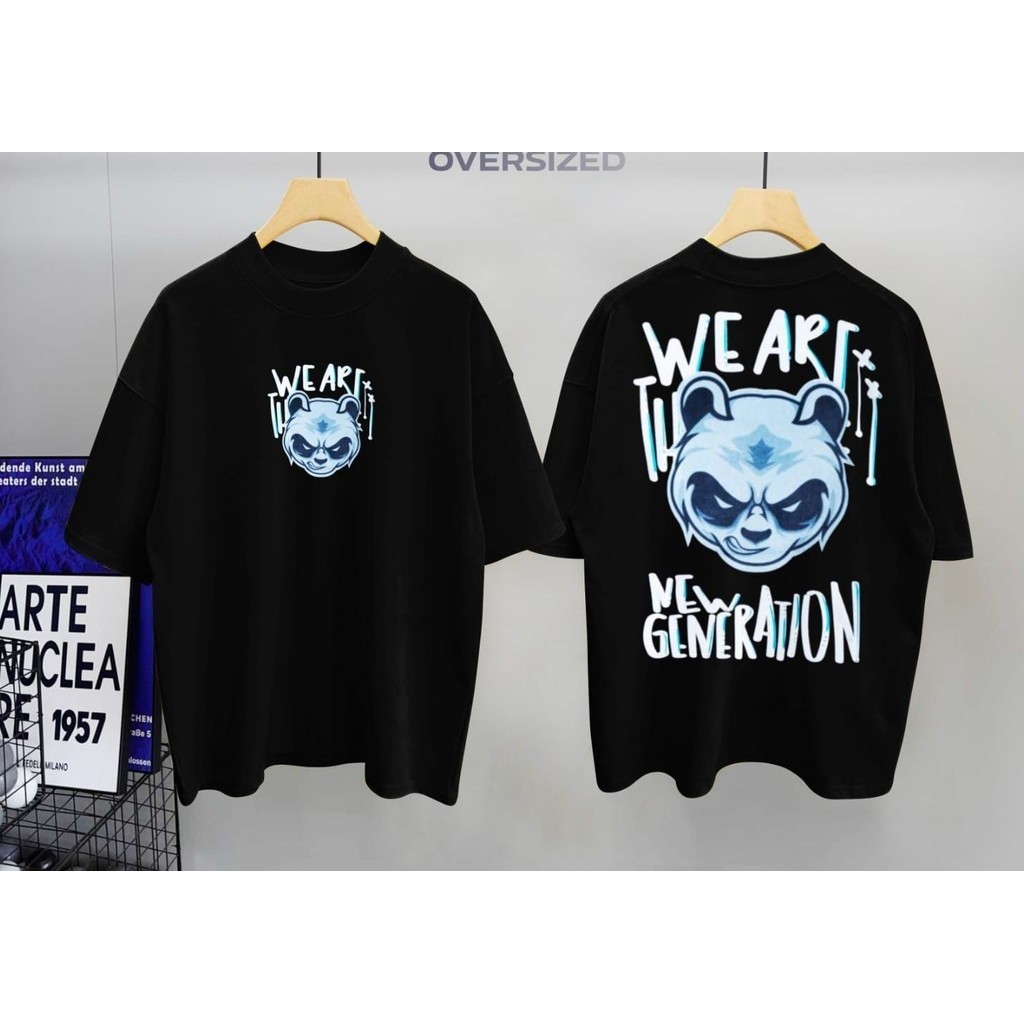 [Oversize] BAJU KAOS OVERSIZE ANGRY PANDA / T-SHIRT OVERSIZE / KAOS PRIA DISTRO / KAOS OVERSIZE TERB