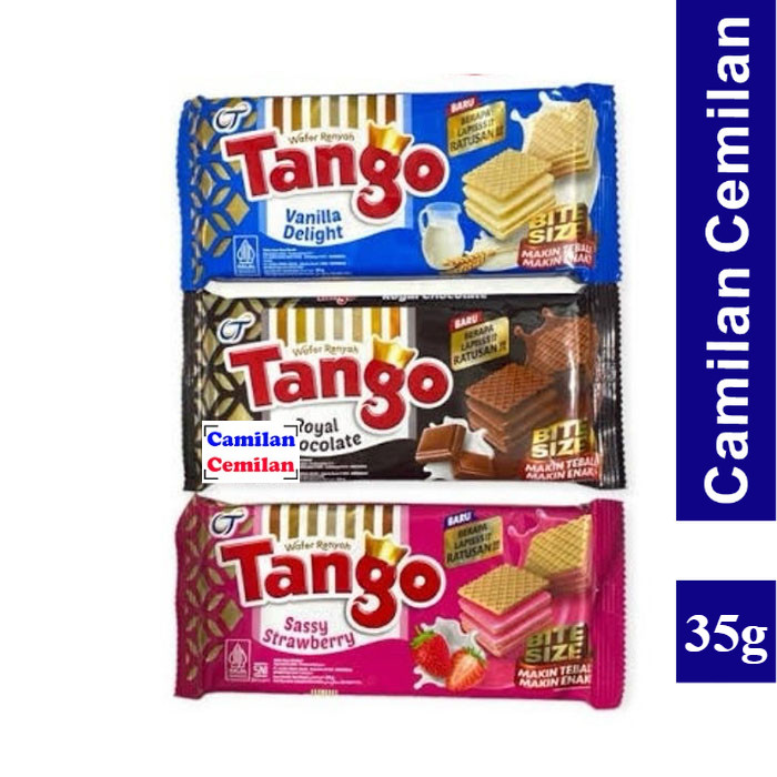 

Tango Wafer Coklat, Stawberry, Vanilla 35 gr