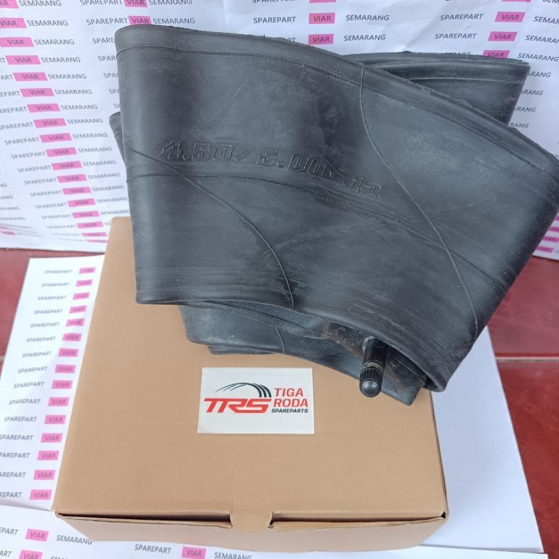 BAN DALAM VIAR TOSSA 450 - 500 RING 12 TIGA RODA DAN SWALOW