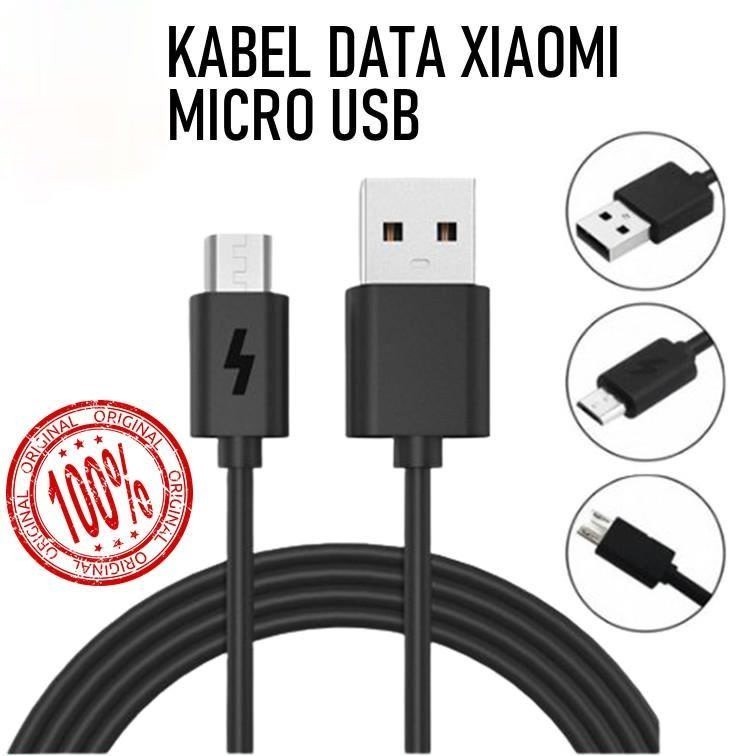 Kabel Data Xiaomi Ori 100% Micro USB Fast Charging Redmi Note 5 Note 5 Pro 4x 4a 5a 5 plus 6a 6 pro