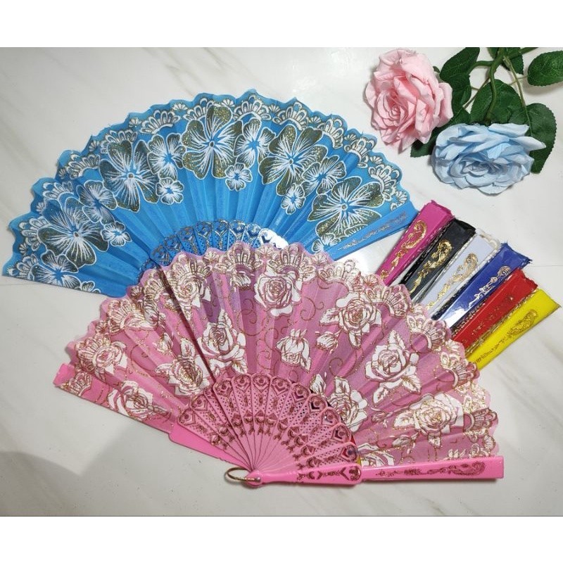 KIPAS LIPAT JEPANG GAGANG GLITER / KIPAS LIPAT TANGAN GLITTER / KIPAS LIPAT JEPANG NARI / KIPAS JEPA