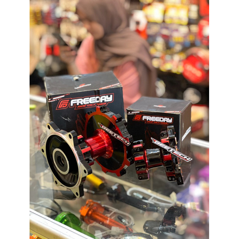 TROMOL DEPAN DAN BELAKANG CRF ORIGINAL FREEDAY