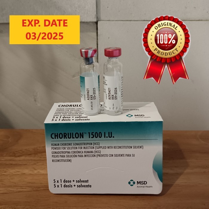 ✨TERMURAH✨ -Hormon Ikan Chorulon HCG 1500 iu