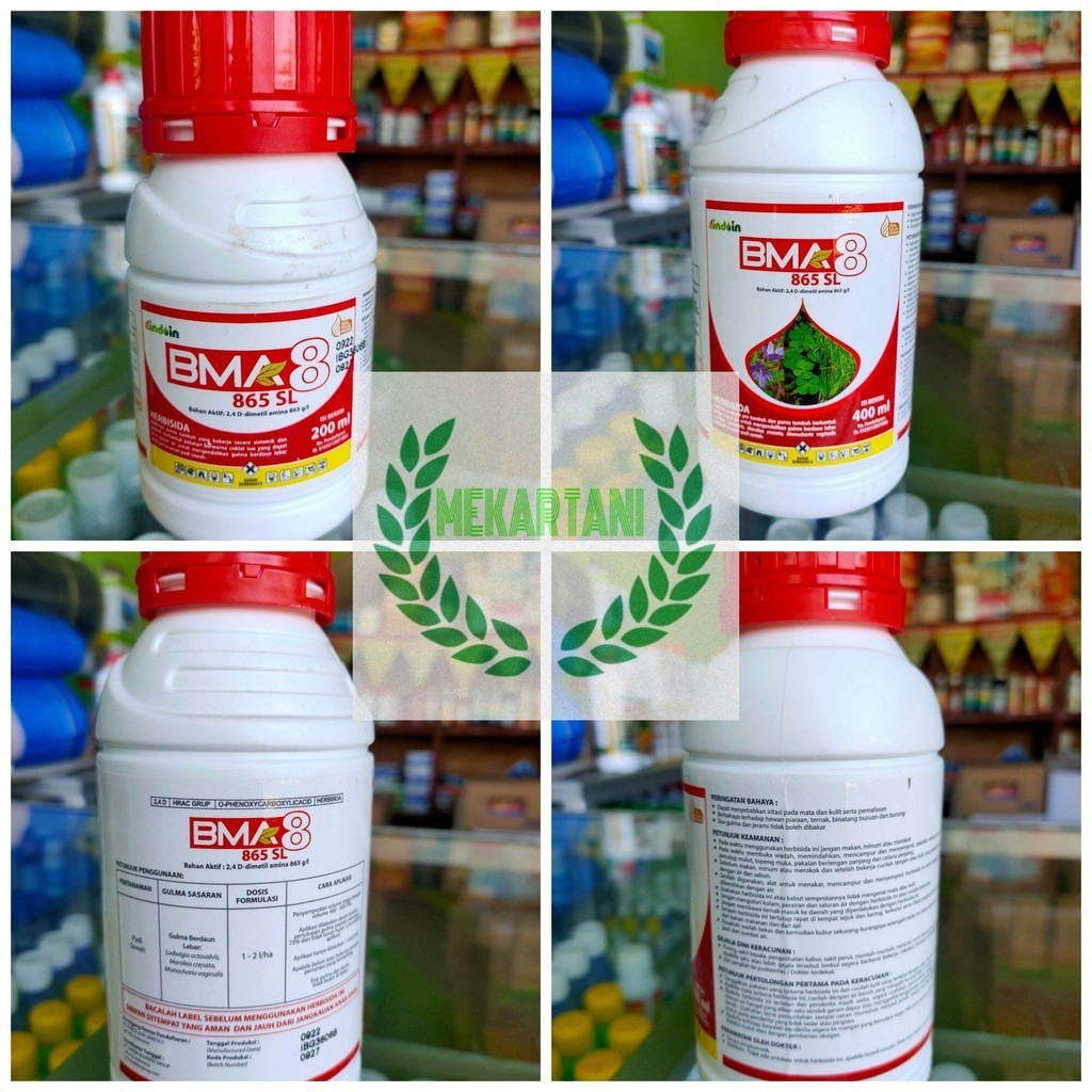 herbisida BMA 8 865SL 400ml & 200ml / bma8 400ml