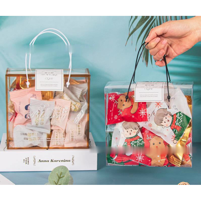 

YBS Box Mika Transparan dengan Handle | Box Hampers | Box Souvenir