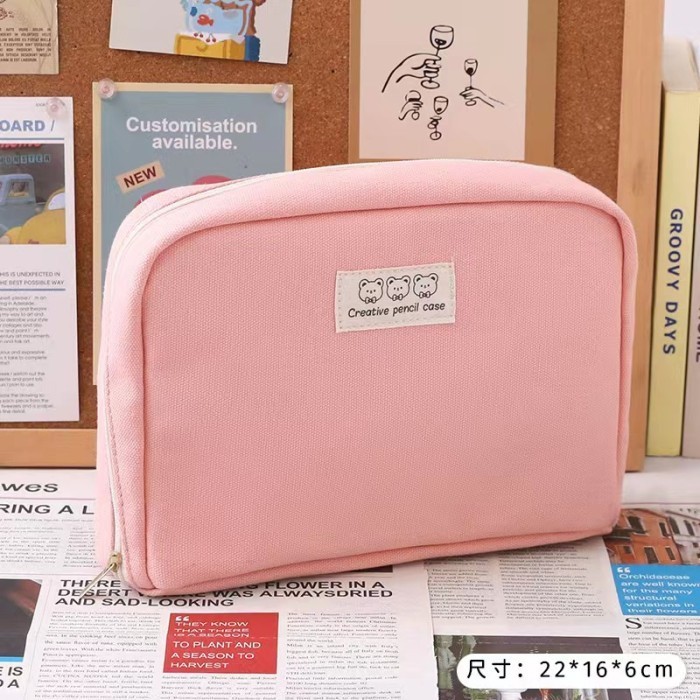 

✨NEW✨ -Tempat kotak pensil anak Creative multifungsi / perlengkapan kantor - Pink