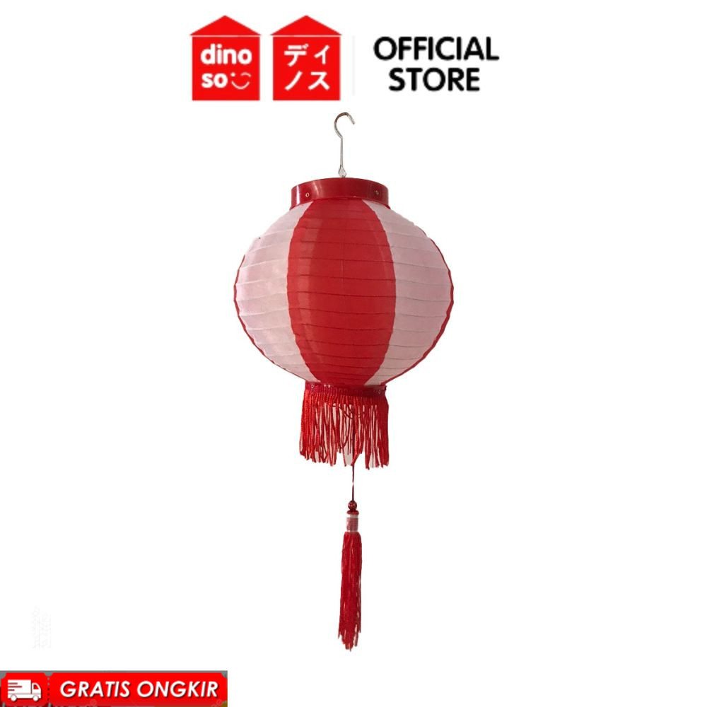 DINOSO Lampion Kain Merah Putih Hiasan 17 Agustus