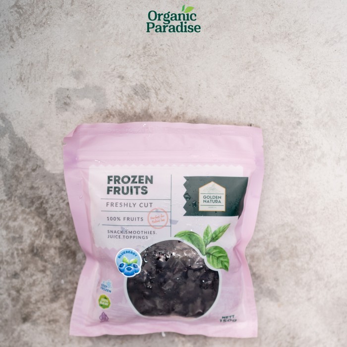

Golden Natura Blueberry Frozen Fruits / Buah Blueberry Beku 150 gram