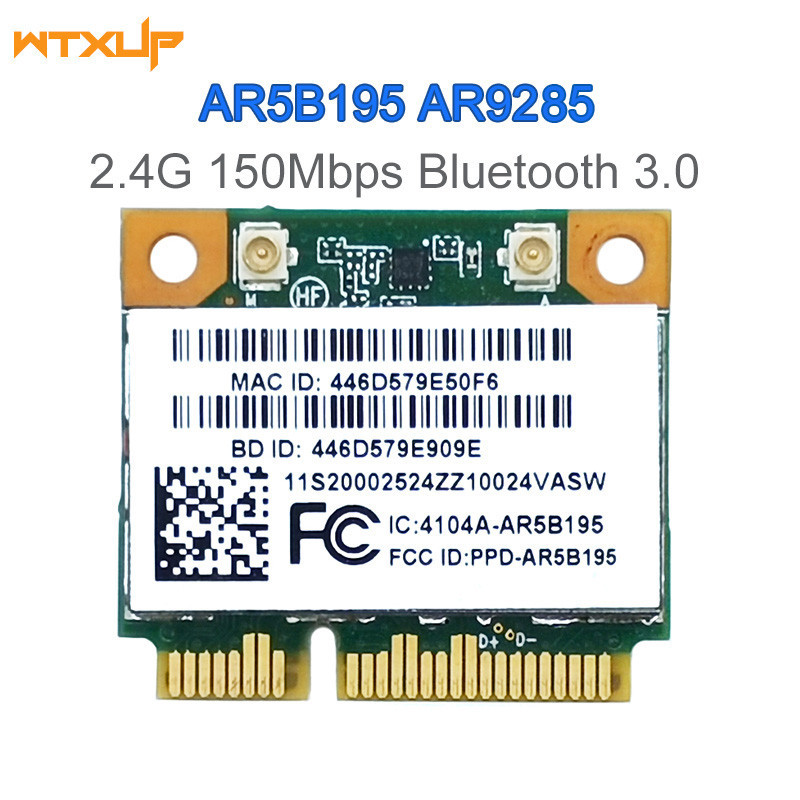 AR5B195 Network Card for Laptop Lenovo G480 G580 G780 Y480 Y580 Z580 AR9285 2.4G Bluetooth 3.0 Wirel