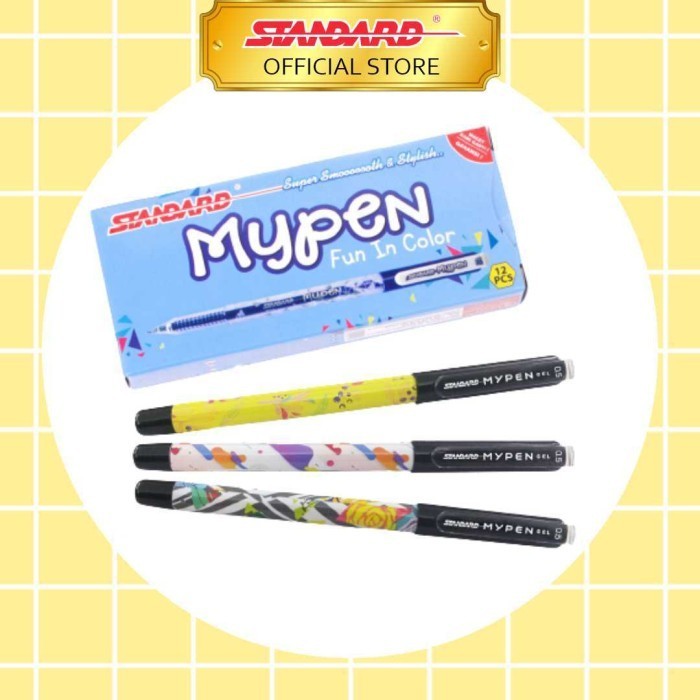 

[Terbaru]ATK STANDARD PEN MYPEN - BLACK 12 PCS