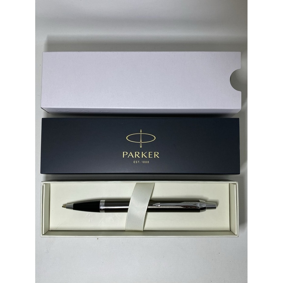 

[Terbaru]ATK Pulpen Parker New IM Dark Espreso Original BP CT ( Klip Silver )