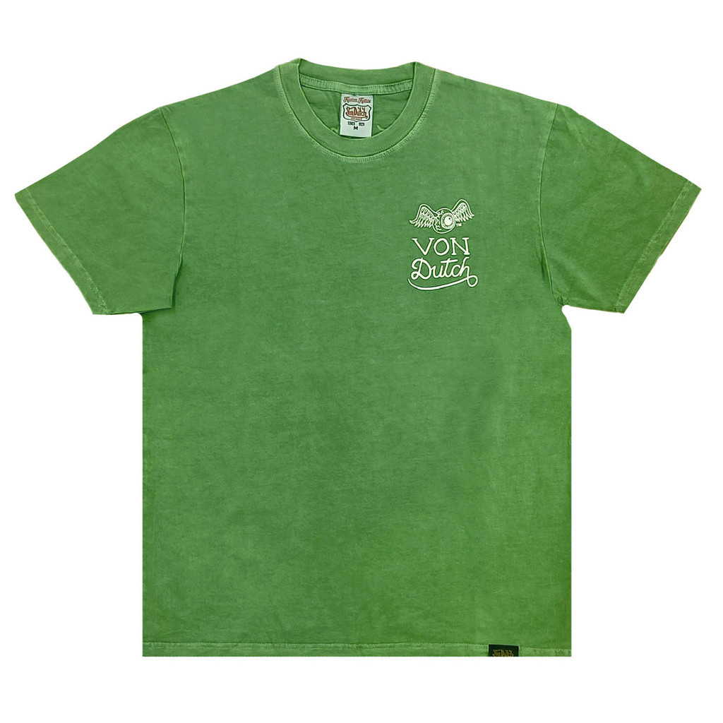 Von Dutch T-shirt 1122 Washed Green