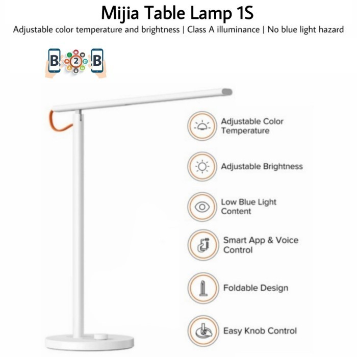 Mi MIJIA TABLE LAMP 1S - Mi Smart Desk Lamp - Lampu Meja