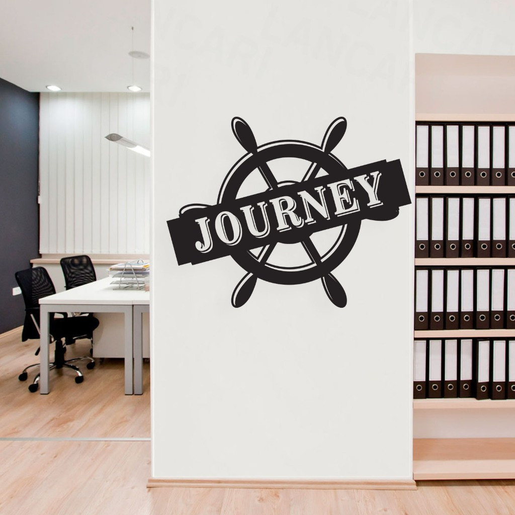 stiker kantor Sticker Dinding quotes Journey Sticker Cutting Sticker Kaca Dinding Kantor Sticker Din