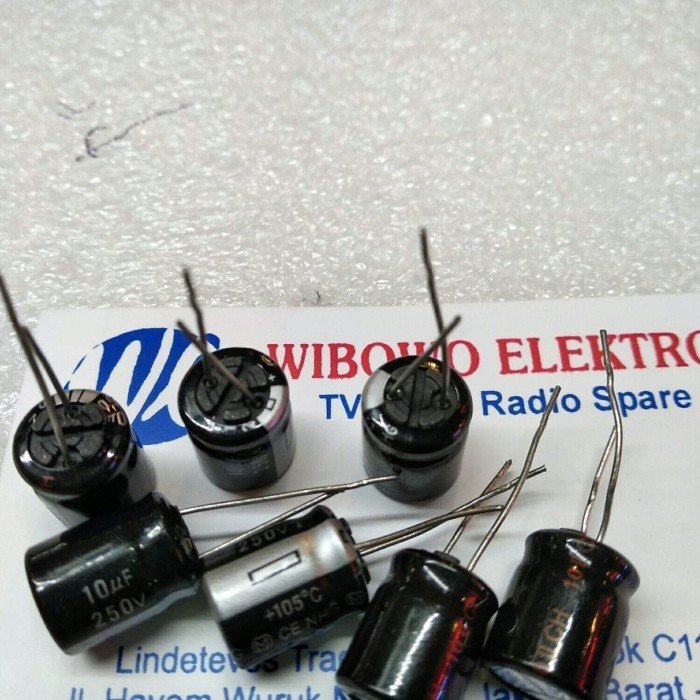 OS99 ELCO 10uf-250V Panasonic 105•c