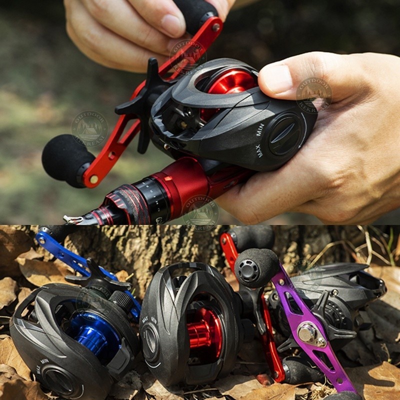 Hot Product Reel Bc Reel Murah Handle Kiri Baitcasting Reel / Penggulung Senar Pancing Tangan Kanan