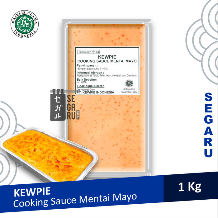 

Roux KEWPIE Cooking Sauce Mentai Mayo 1 kg | Saus Mentai Halal