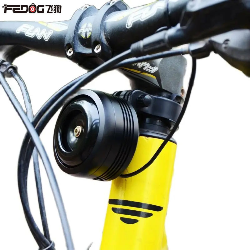 FEDOG F119 Bicycle Electric Bicycle Scooter Electric Horn Alarm Electric Super Loud Horn with Two Re