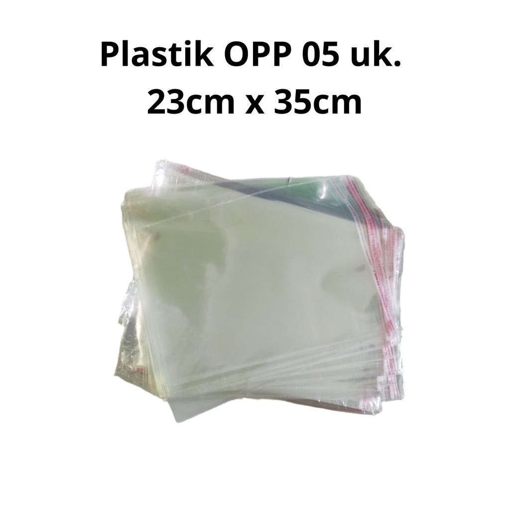 

Plastik OPP Bening Ukuran 25x35 no 05 Untuk pengemasan produk