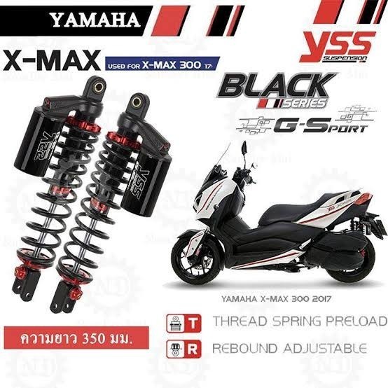 SHOCKBREAKER YSS G-SPORT BLACK SERIES YAMAHA XMAX SHOCK YSS XMAX G-SPORT BLACK SERIES ORIGINAL