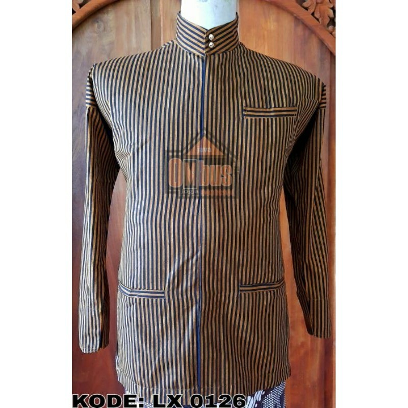 LURIK Surjan Lurik Kalijogo KODE: LX ||Motif Lurik||Baju Tradisional||JavaOmbus||