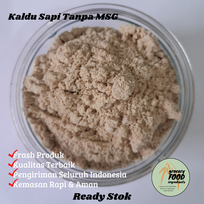 

[[ K23 - BEST SELLER ]] Kaldu Sapi Asli % / Pure Beef Extract Powder Tanpa MSG - 250gram