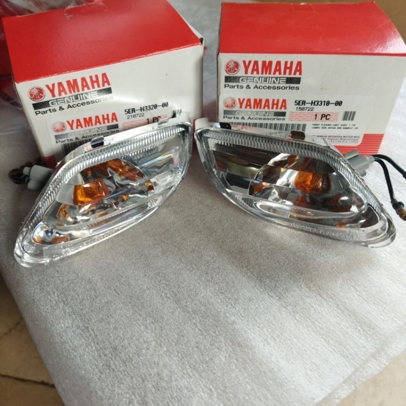 RITING LAMPU SEIN SEN WESER DEPAN FORCE 1 FIZR KIRI KANAN ORIGINAL YAMAHA 5ER-H3310-00 5ER-H3320-00 