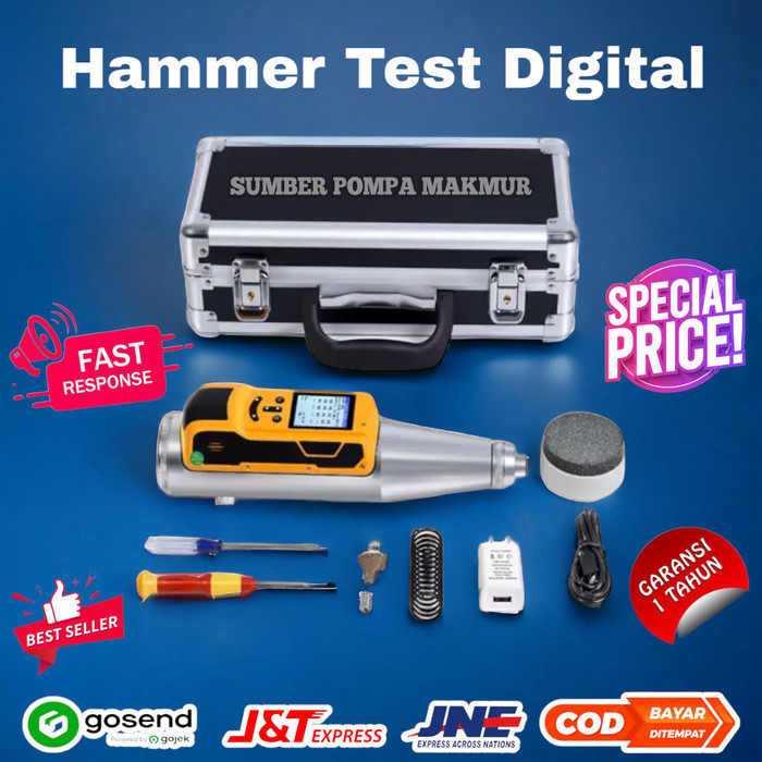 Hammer Test Digital Concrete Hammer Test Digital Alat Uji Beton Hammer