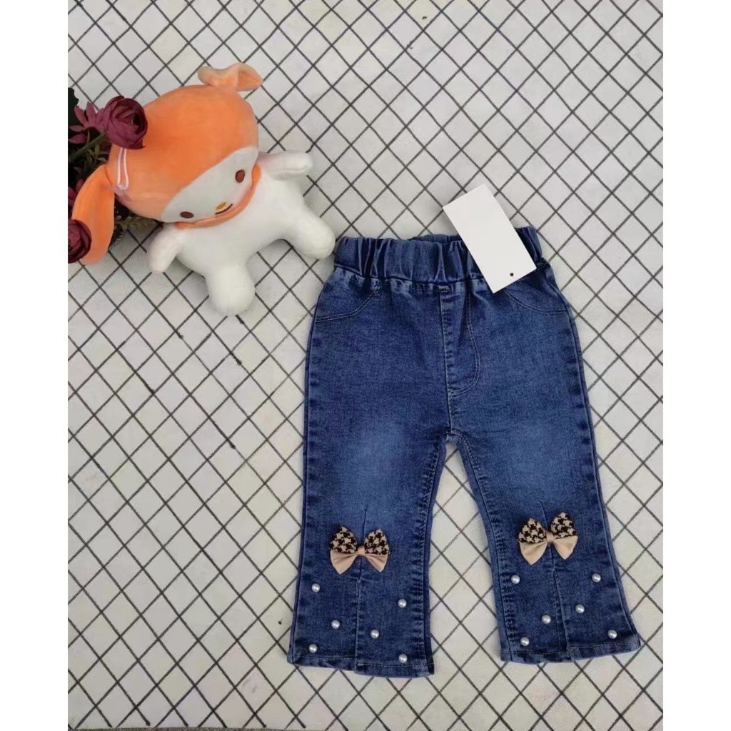 jeans  7/8 anak cewek usia 8 bulan - 6 tahun / celana jeans 7/8  anak perempuan / jeans  fashion ana