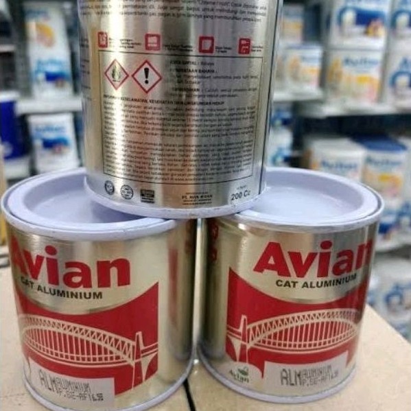 

AVIAN Aluminium Cat Kayu dan Besi Motif Chrome Aluminium Berbagai Ukuran Ready Bandung