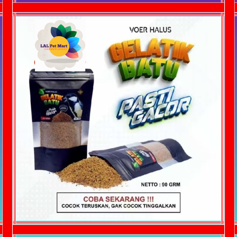 VOER PAKAN BURUNG GELATIK BATU DAN GELATIK WINGKO MAKANAN AGAR MAKIN GACOR RAJIN BUNYI